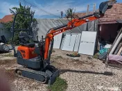 Miniexcavator Lubeck X12 nou 1200 kg ! Trei cupe si picon 
