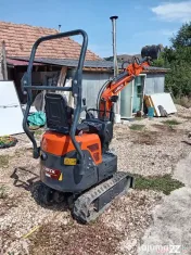 Miniexcavator Lubeck X12 nou 1200 kg ! Trei cupe si picon 