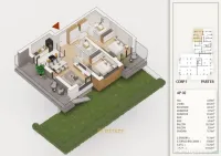 Finalizare 2027 | Parter, 74 mp +Gradina 70mp +Balcon 23mp |