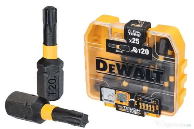 DeWalt DT70557T 25 Extreme Impact Bit T20 25mm Bits Flex TORQ Torx Bituri