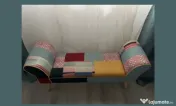 Banchetă multicoloră