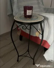 Set 3 mese Mozaic oțel grădină balcon