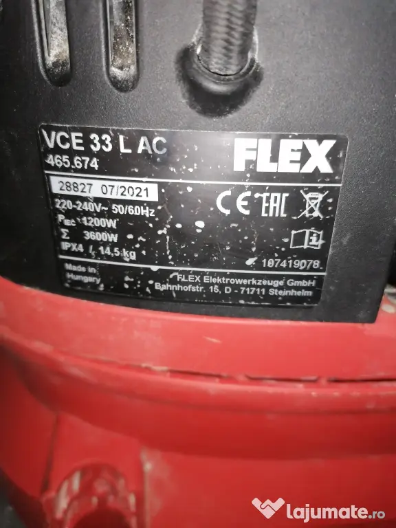 Aspirator Flex VCE 33L AC + Girafă Flex GE7 MH-O D225