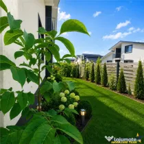 Casa la pret de apartament, curte individuala, terasa, toate