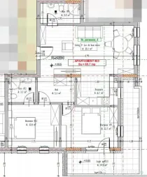 Apartament 3 camere, 2 bai, terasa, Stejarului, Floresti