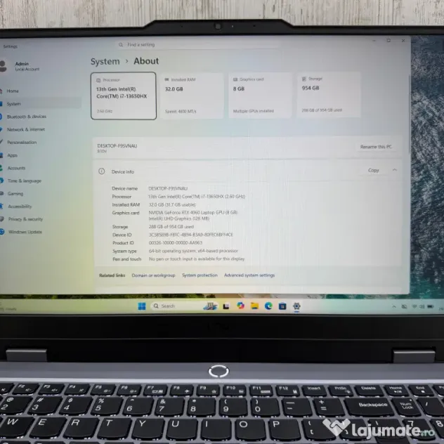 Lenovo LOQ I7 13650HX 32GB/1TB RTX4060 Factura Zeus Amanet Vitan 8388