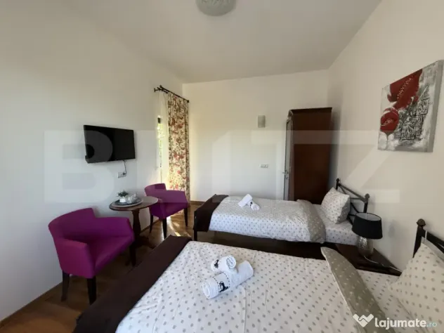 Pensiune cu 4 camere, teren 1570 mp, zona Lazuri - Lazuri (Satu-Mare)