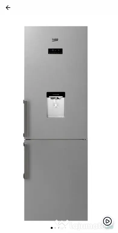 Combina frigorifica Beko, 306 l, Clasa A+, NeoFrost, Inox