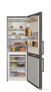 Combina frigorifica Beko, 306 l, Clasa A+, NeoFrost, Inox 