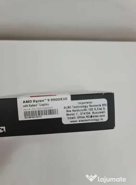 Procesor AMD Ryzen 9 9900X3D 4.4GHz Box Sigilat Garantie Altex