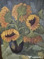 Tablou ulei floarea-soarelui 
