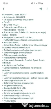 Mercedes Benz clasa c propietar