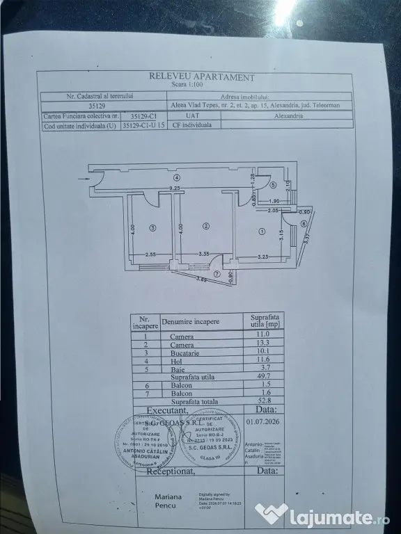 Apartamente 2 camere bloc nou 2026 langa Valahia - Alexandria (Teleorman)