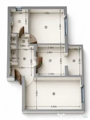 Apartament 2 camere Rovine 