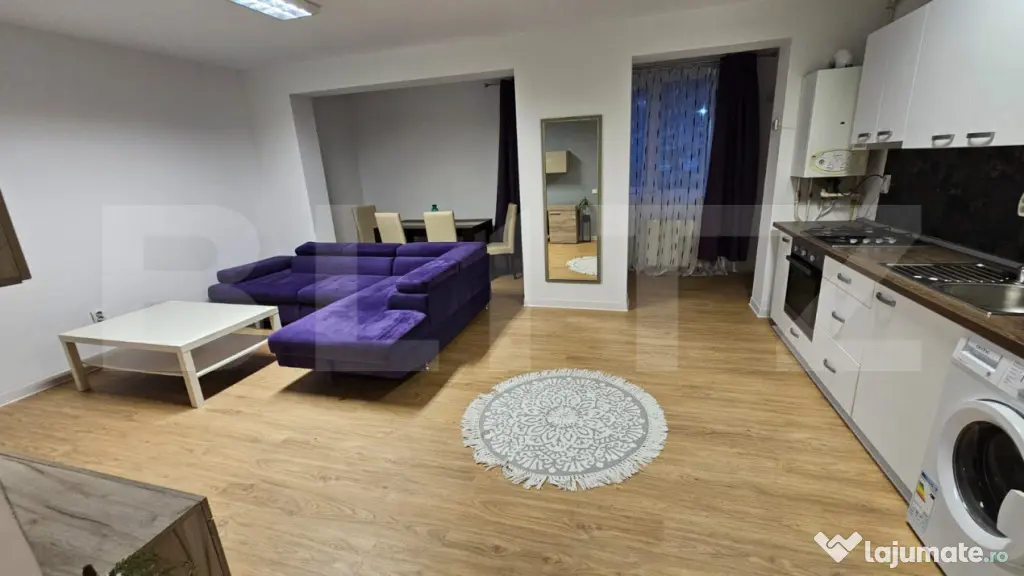 Apartament de vanzare, cu 2 camere, 60 mp, gradina, 2 parcar - Floresti (Cluj)
