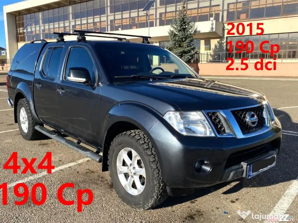 Nissan navara 2.5 dci 190 cp 4x4 2015 - Piatra-Neamt (Neamt)