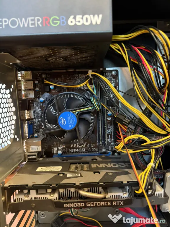 Calculator PC Gaming RTX 2060 6GB / i7 4770 / 16GB RAM / Sursă 650W