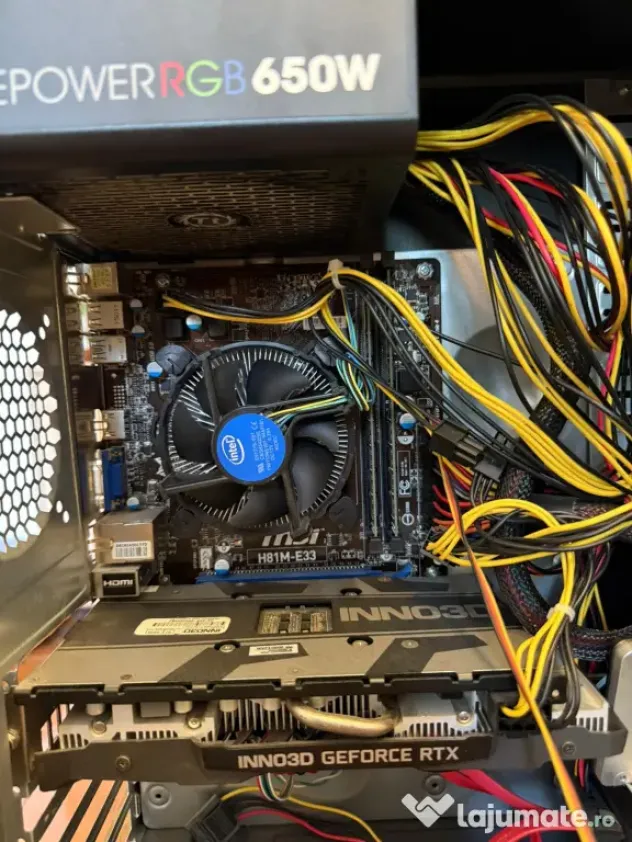 Calculator PC Gaming RTX 2060 6GB / i7 4770 / 16GB RAM / Sursă 650W