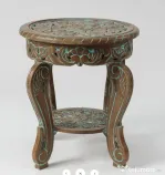 Masuta de Cafea din Lemn Sculptat