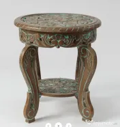 Masuta de Cafea din Lemn Sculptat 