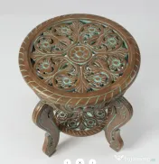 Masuta de Cafea din Lemn Sculptat 