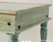 Masuta de Cafea din Lemn de Tec cu Blatul Sculptat - Pentru Living 