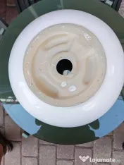 Lavoar ceramic alb lucios pe blat