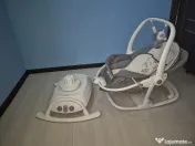 Pachet Bebe: Leagăn electric Joie Sansa 2în1 + Pătuț electric cu legănare 