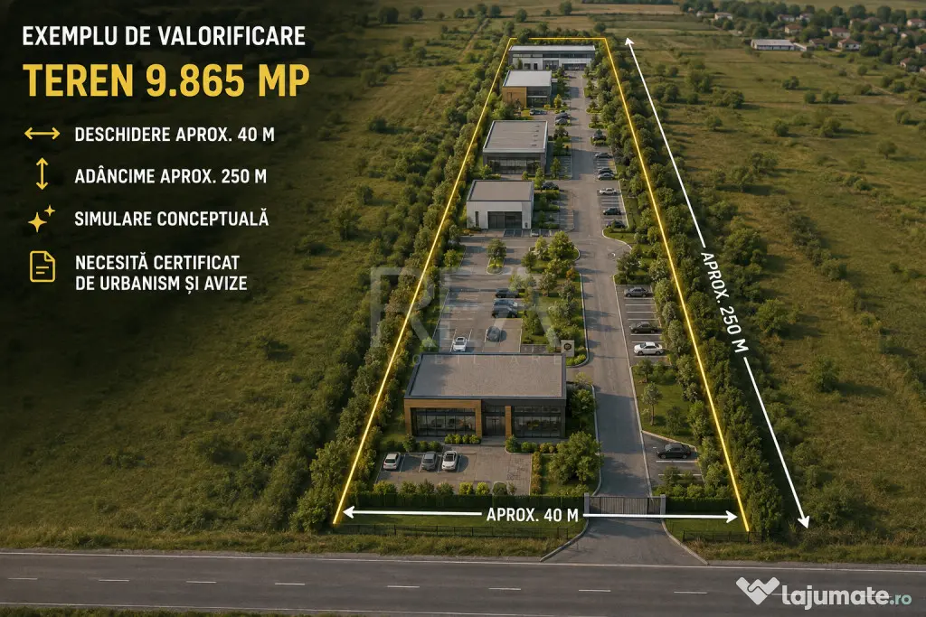 Teren intravilan 9.865 mp – vânzare sau asociere | Sector - Bucuresti (Bucuresti-Ilfov)