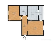 Apartament cu 2 camere decomandate balcon si loc de parcare 