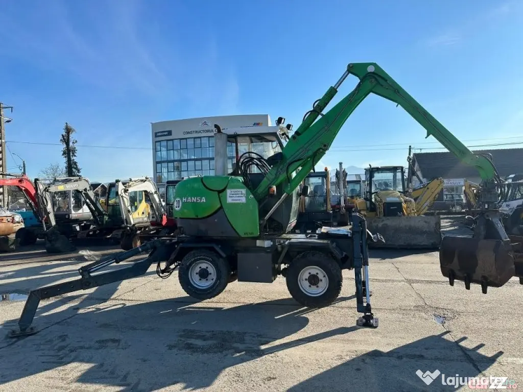 Excavator pe roți Hansa APZ531, 2003, 7,2 tone - Negresti Oas (Satu-Mare)