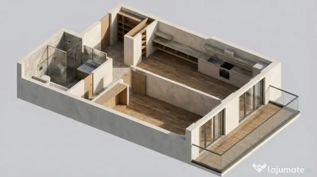 OPORTUNITATE! Ansamblu NZEB! 2 Camere si balcon, Dambul-Rotu - Cluj-Napoca (Cluj)
