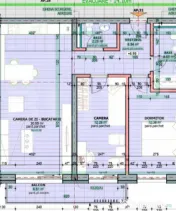 Apartament 3 camere în bloc nou | 69,5 mp + balcon 6,51 mp