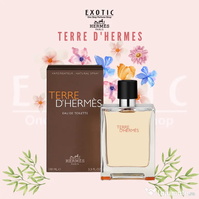 Hermes Terre D'Hermes 100ml EDT, pentru barbati, made in France
