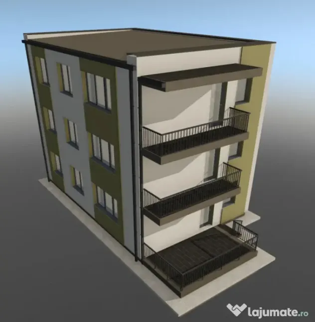 Apartament 3 camere 65mp, semifinisat, Floresti | Balastiere - Floresti (Cluj)