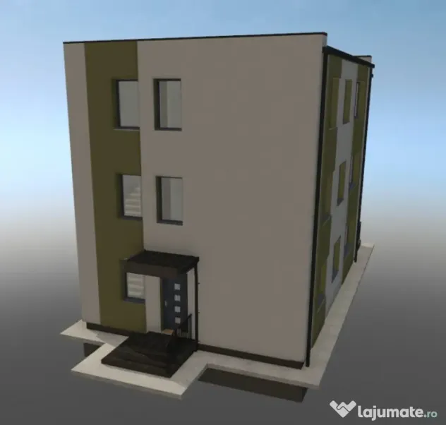 Apartament 3 camere 65mp, semifinisat, Floresti | Balastiere - Floresti (Cluj)