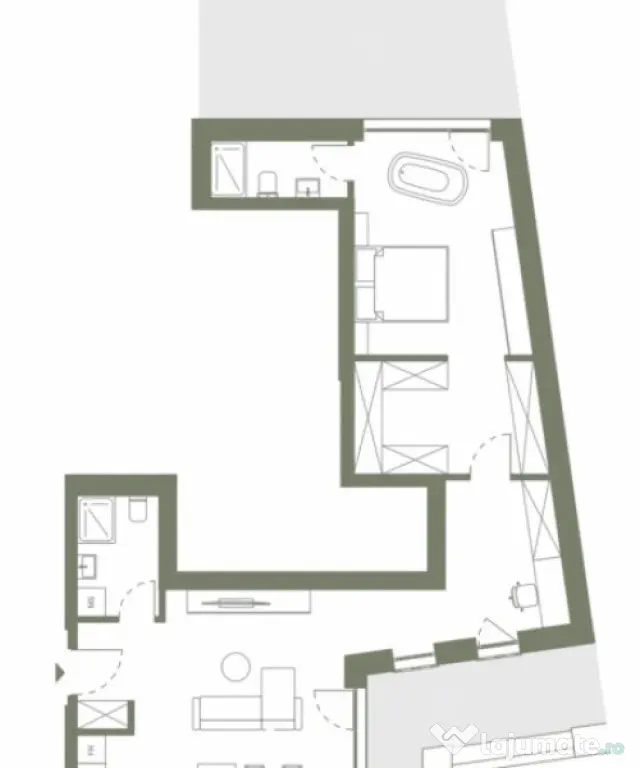 Apartament 2 camere 74.8 si 2 terase in Hexagon - Cluj-Napoca (Cluj)