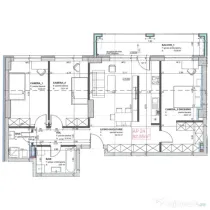 Apartament 4 CAM, SU 92.62 MP, TERASA zona MARASTI