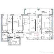 Apartament 4 CAM, SU 92.62 MP, TERASA zona MARASTI