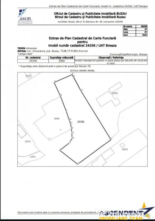 Teren cu accesibilitate usoara,2.000mp, potrivit edificare l - Brasov (Brasov)
