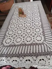 Fata de masa crosetata manual fir bumbac 