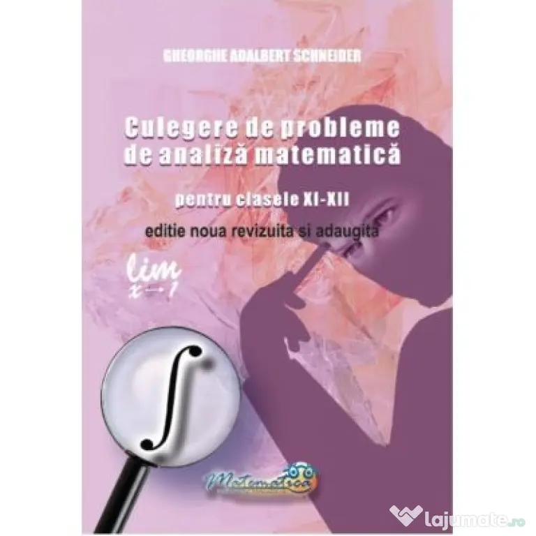 Culegere de probleme, analiza matematica pentru clasele 11-12 - Gheorghe Adalbert Schneider