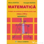 MATEMATICA Clasa a 8-a Semestrul 1. Culegere de probleme si subiecte pentru teza - Marius Burtea