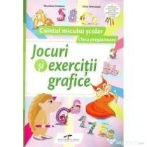 Jocuri si exercitii grafice. Caietul micului scolar. Clasa pregatitoare - Nicoleta Ciobanu