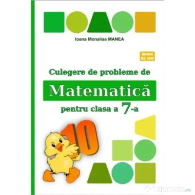 Culegere de probleme de matematica PUISORUL clasa a 7-a, editia 2026 - Ioana Monalisa Manea