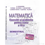 Matematica. Exercitii si probleme pentru clasa a 6-a, semestrul 1 - Delia Schneider