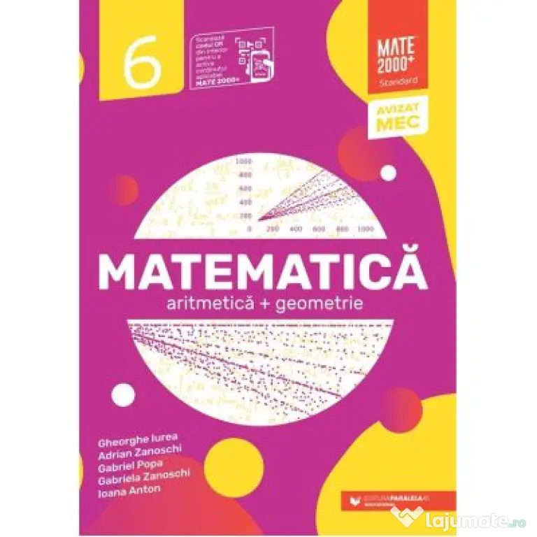 Matematica. Aritmetica, geometrie. Clasa a 6-a. 2025-2026 Standard - Ioana Anton