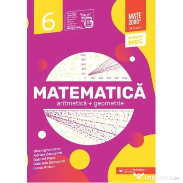 Matematica. Aritmetica, geometrie. Clasa a 6-a. 2025-2026 Standard - Ioana Anton