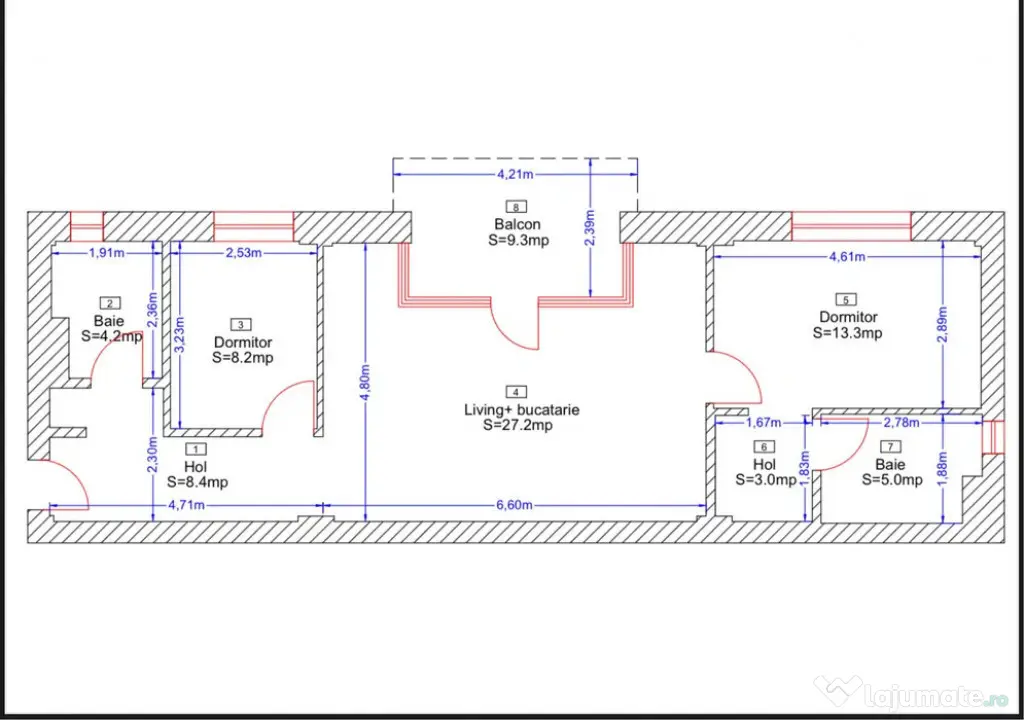 Apartament 3 camere ,70 mp ,zona Borhanci , Cluj - Cluj-Napoca (Cluj)