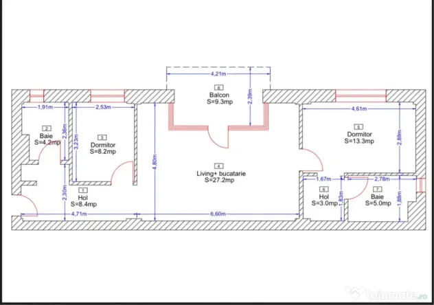 Apartament 3 camere ,70 mp ,zona Borhanci , Cluj - Cluj-Napoca (Cluj)